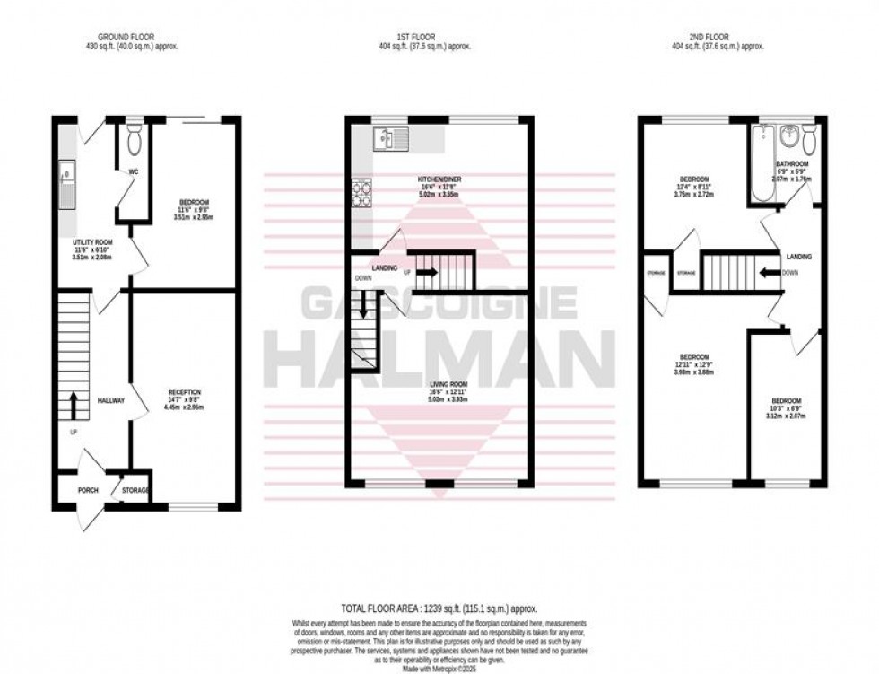 Floorplan for Farley Court, Stockport, Cheadle Hulme