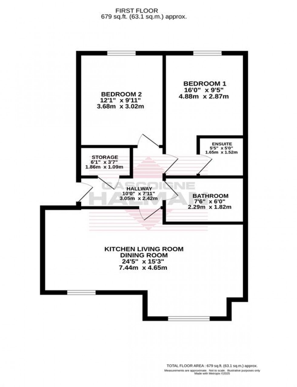 Floorplan for Alderley Lodge, Hazel Road