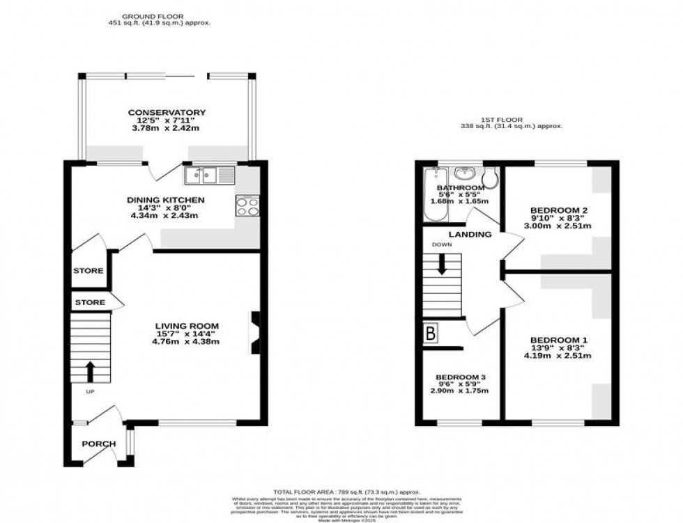 Floorplan for Turnberry Drive, Wilmslow