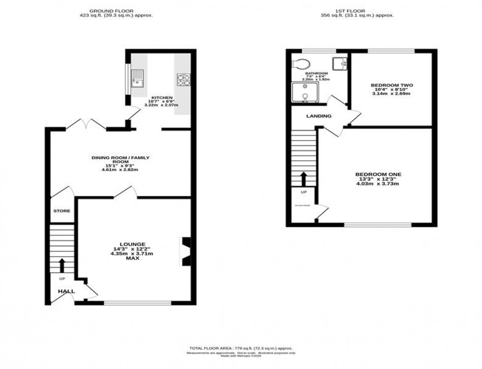 Floorplan for Burton Street, Heaton Norris