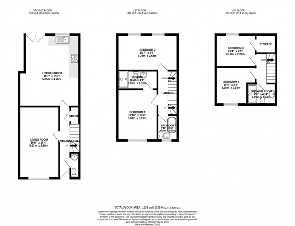 Floorplan for Ferryside, Thelwall, Warrington