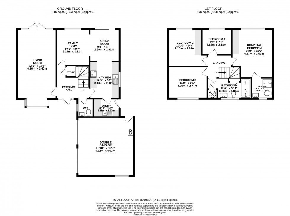 Floorplan for Cragside Way, Wilmslow