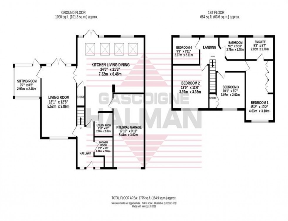 Floorplan for Linney Road, Bramhall, Stockport