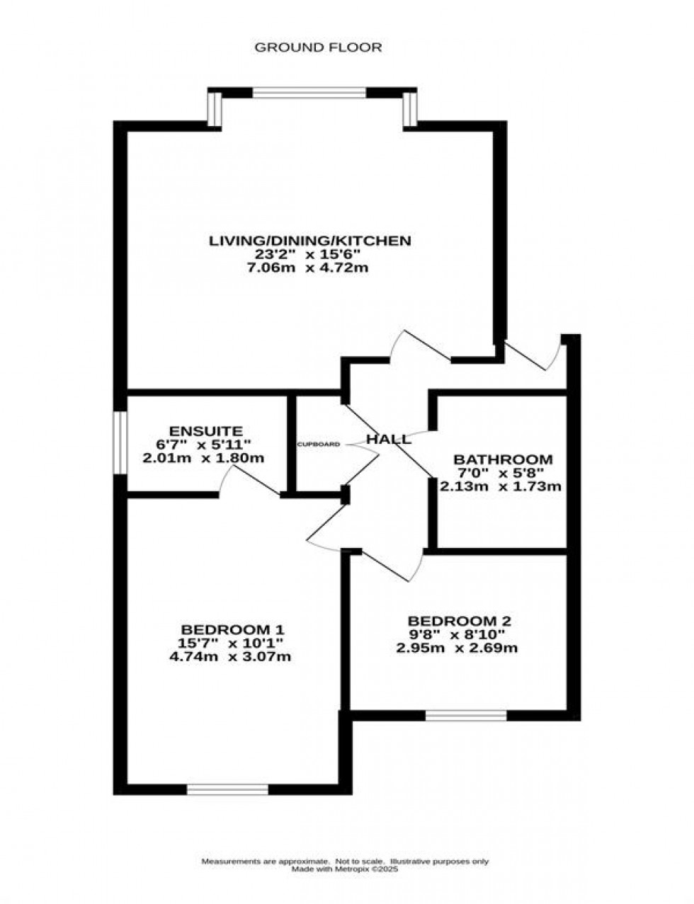 Floorplan for The Sidings, Chinley, High Peak