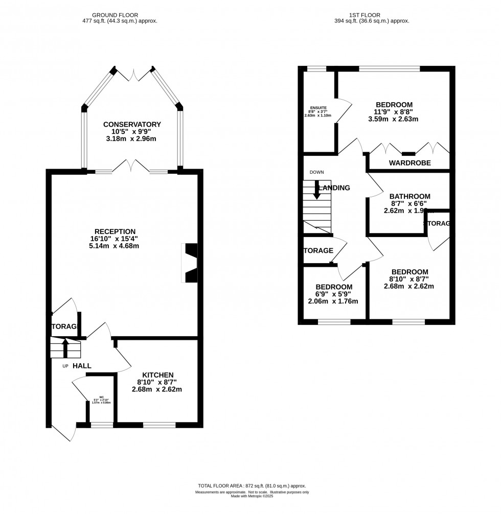 Floorplan for Waters Edge, Marple Bridge, Stockport
