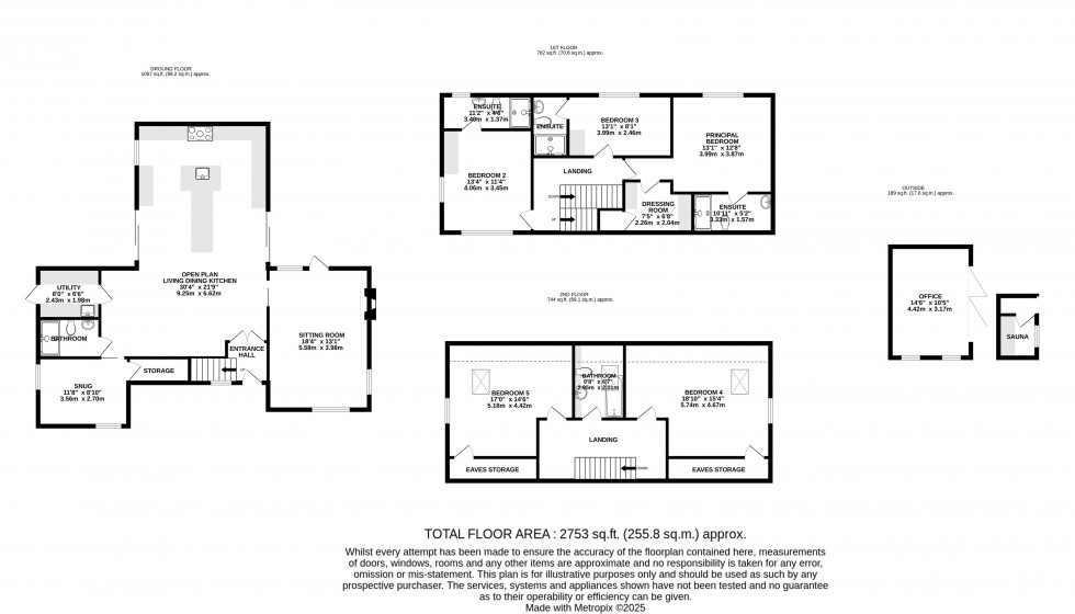 Floorplan for Hollin Lane, Styal, Wilmslow