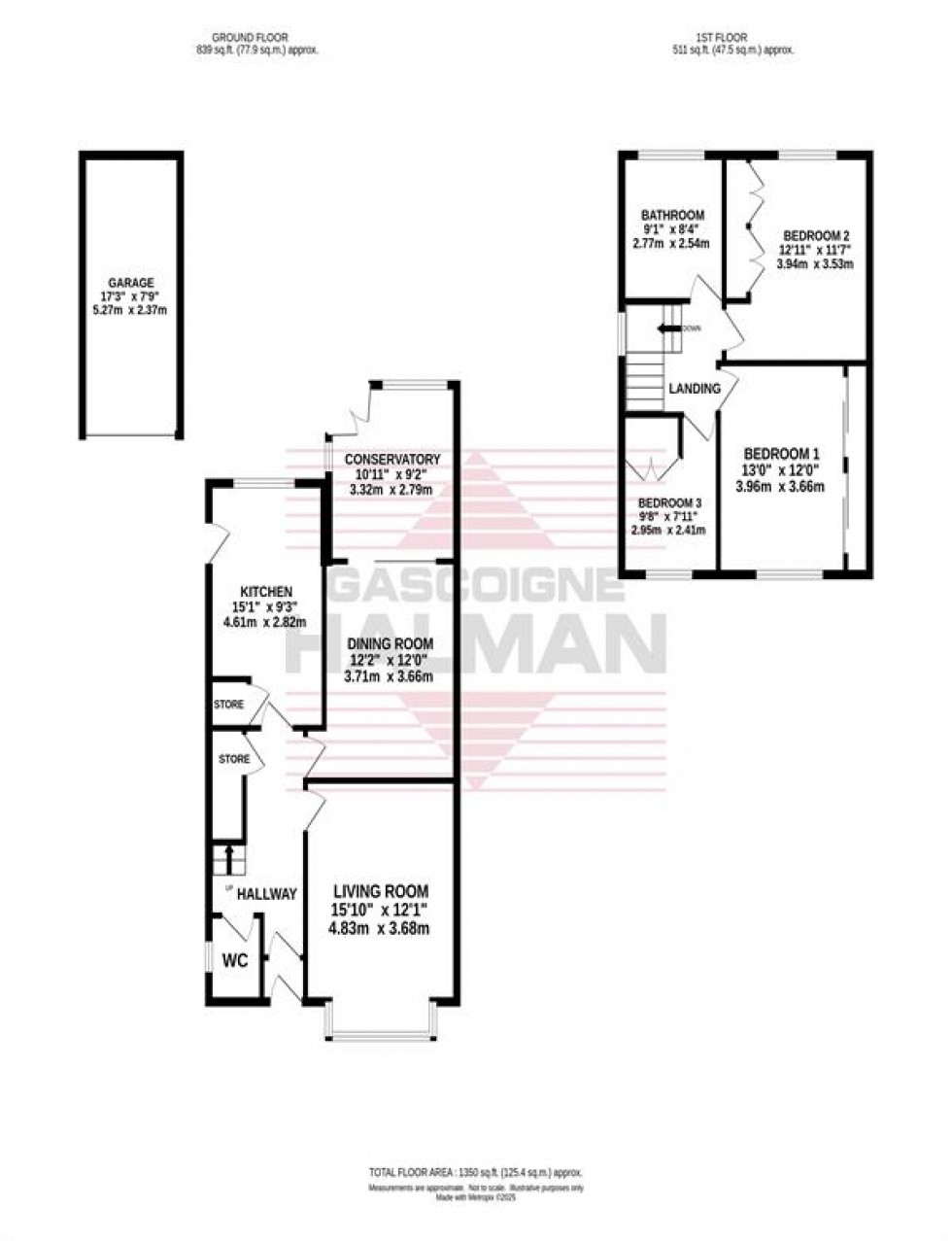 Floorplan for Dairyground Road, Bramhall