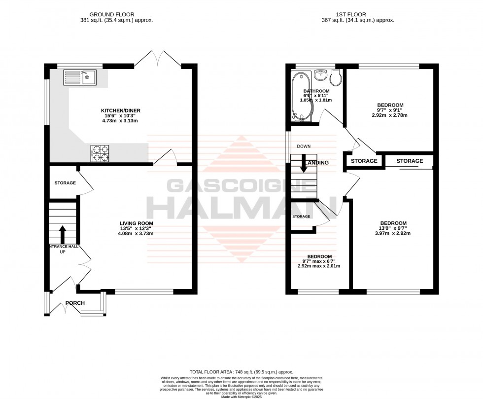 Floorplan for Newgate Road, Sale