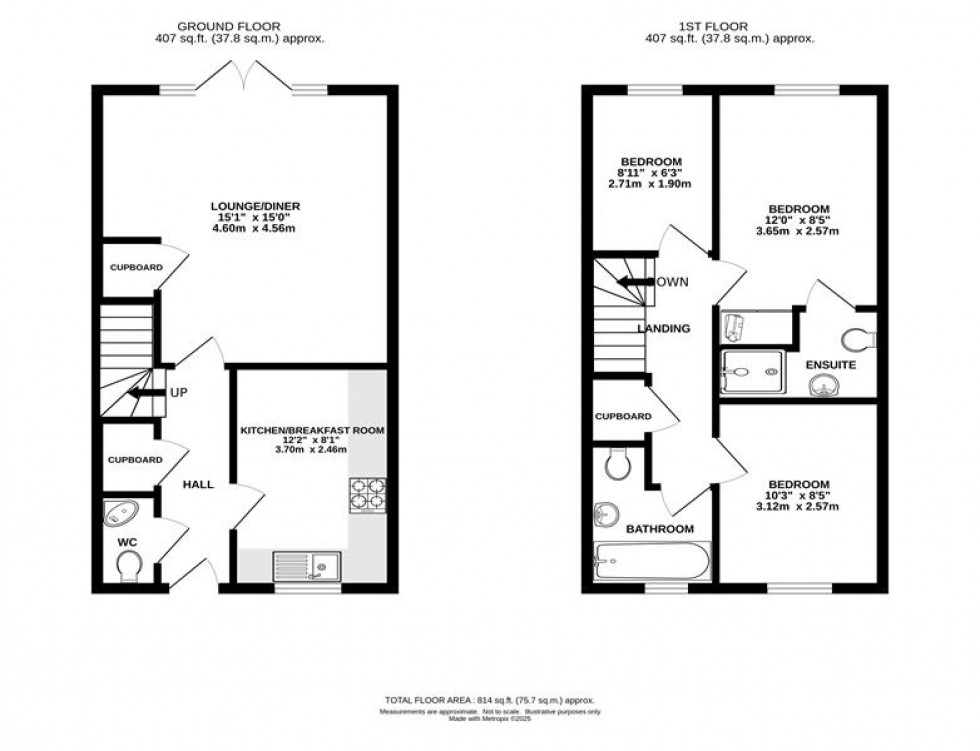 Floorplan for Marsh Way, Chapel-En-Le-Frith, High Peak