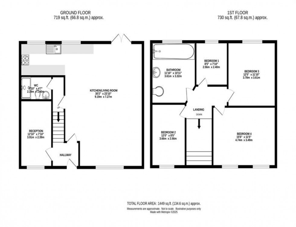 Floorplan for Hanlith Mews, Manchester