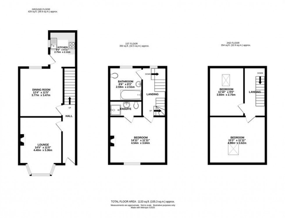 Floorplan for Windsor Road, Buxton