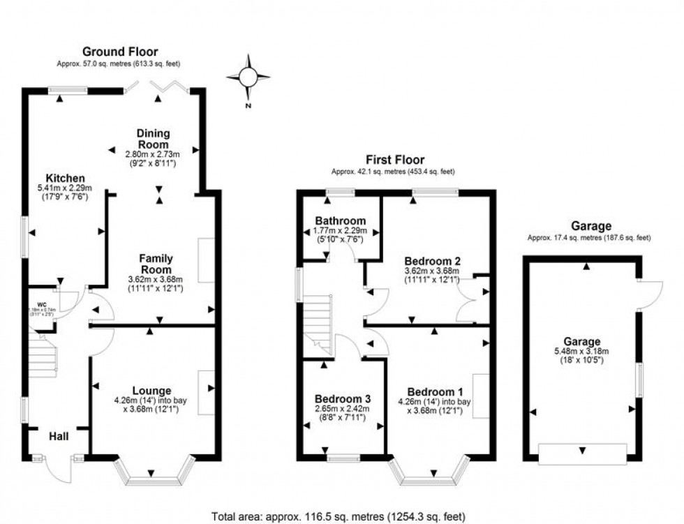 Floorplan for Marlborough Drive, Helsby, Frodsham