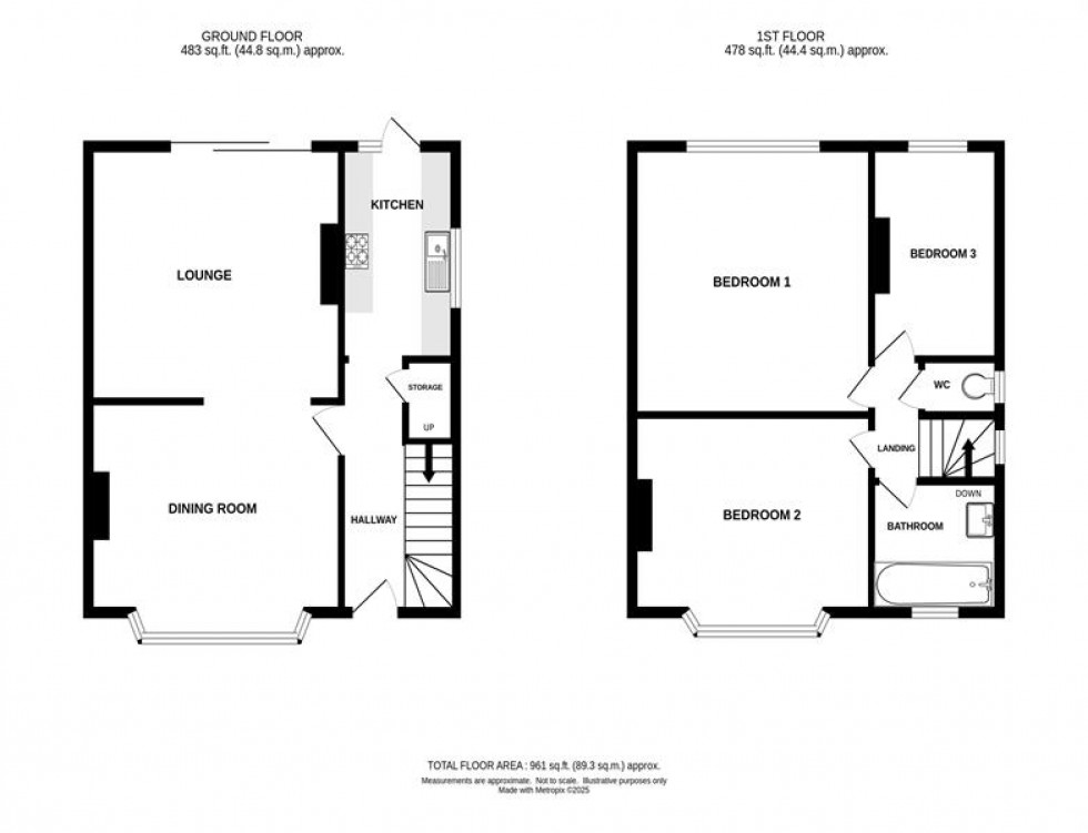 Floorplan for Burnage Lane, Burnage