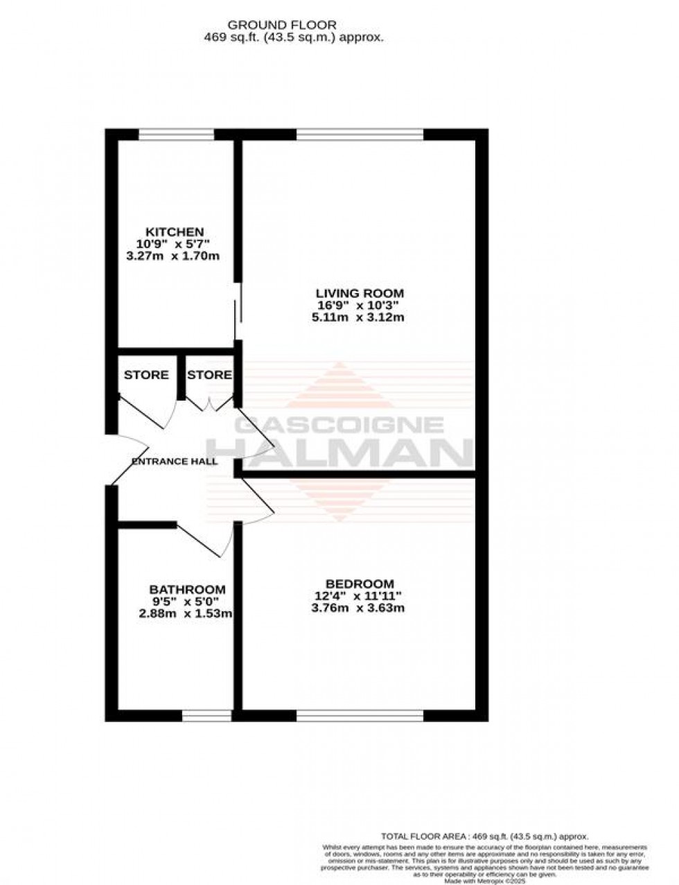 Floorplan for Wardle Road, Sale