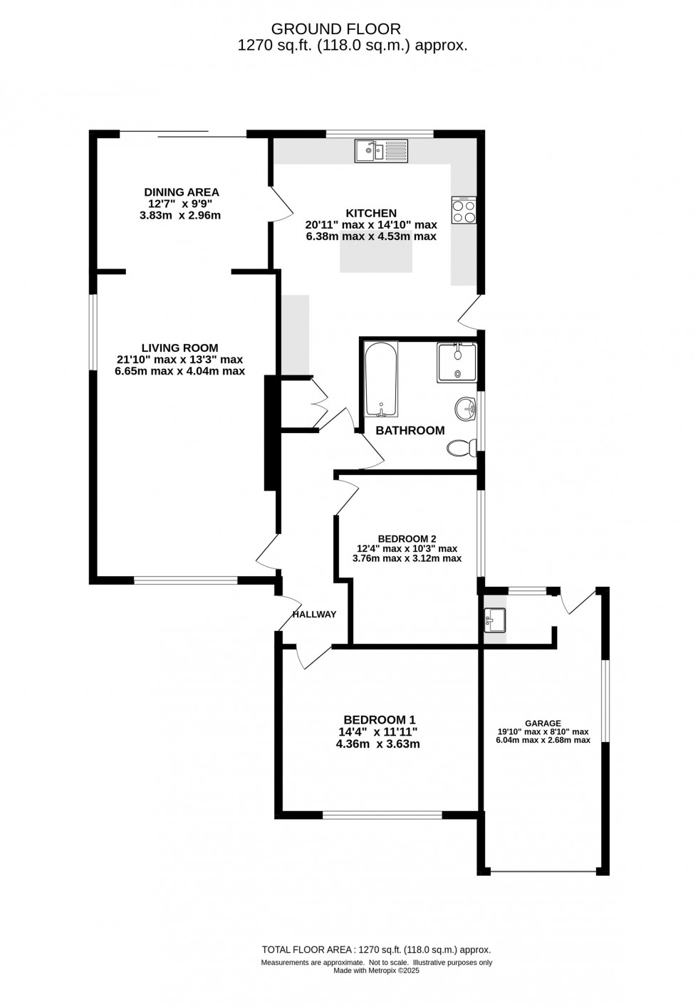 Floorplan for Bexton Road, Knutsford