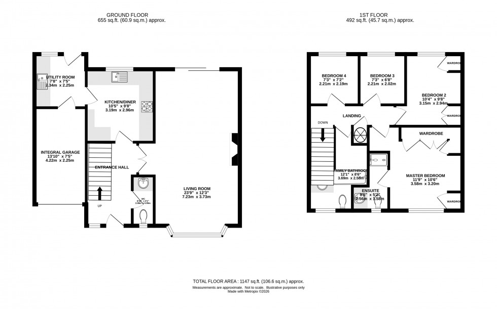 Floorplan for Alder Drive, Timperley, Altrincham