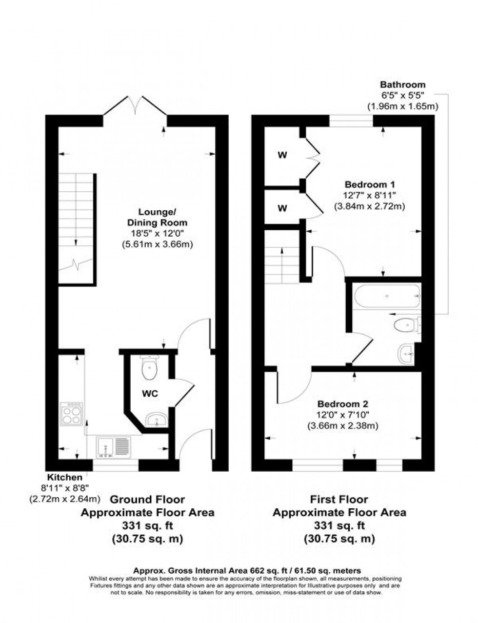 Floorplan for White Clover Square, Lymm