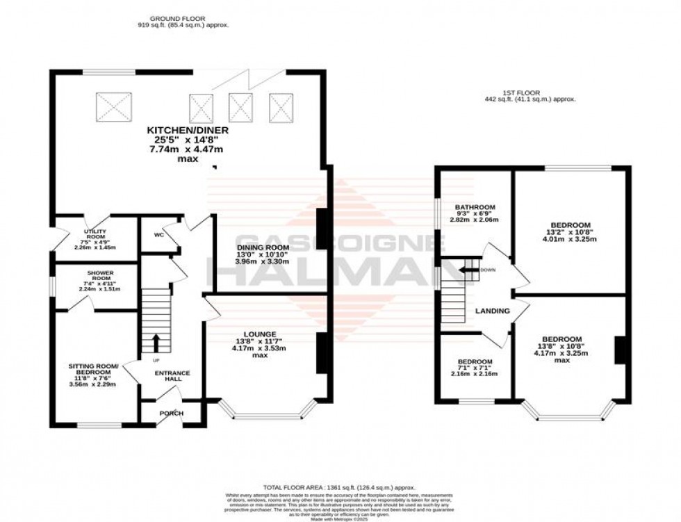Floorplan for Ryefield Road, Sale