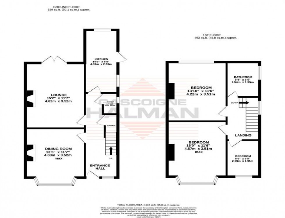 Floorplan for Woodville Drive, Sale