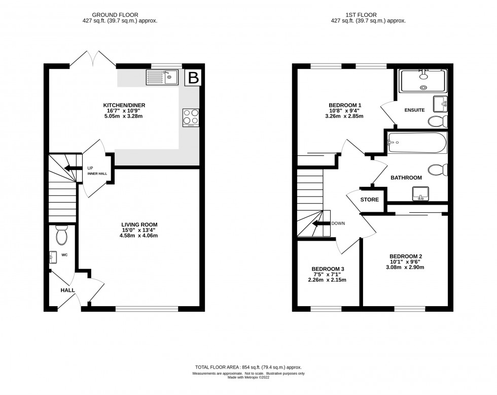 Floorplan for Dixon Drive, Chelford
