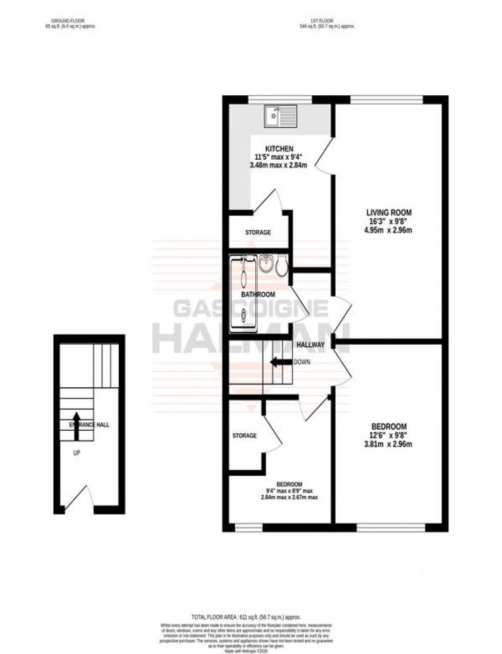 Floorplan for Beechfield Close, Sale