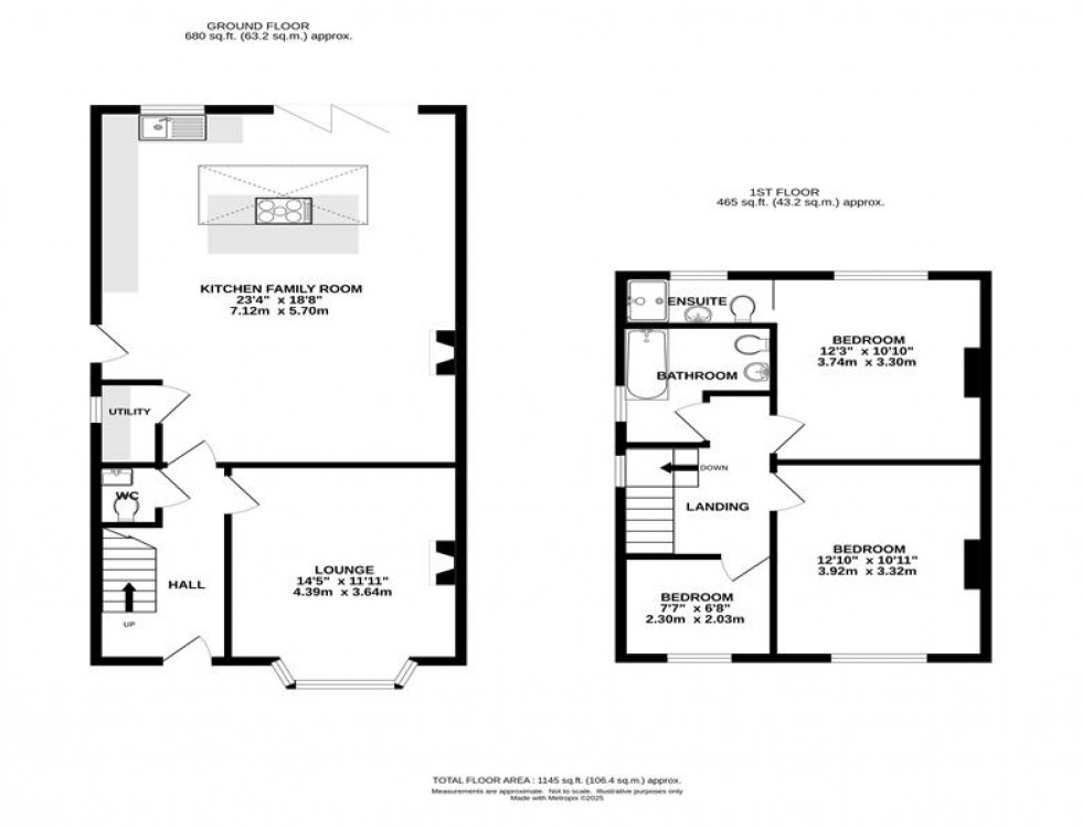 Floorplan for Horderns Park Road, Chapel-En-Le-Frith, High Peak