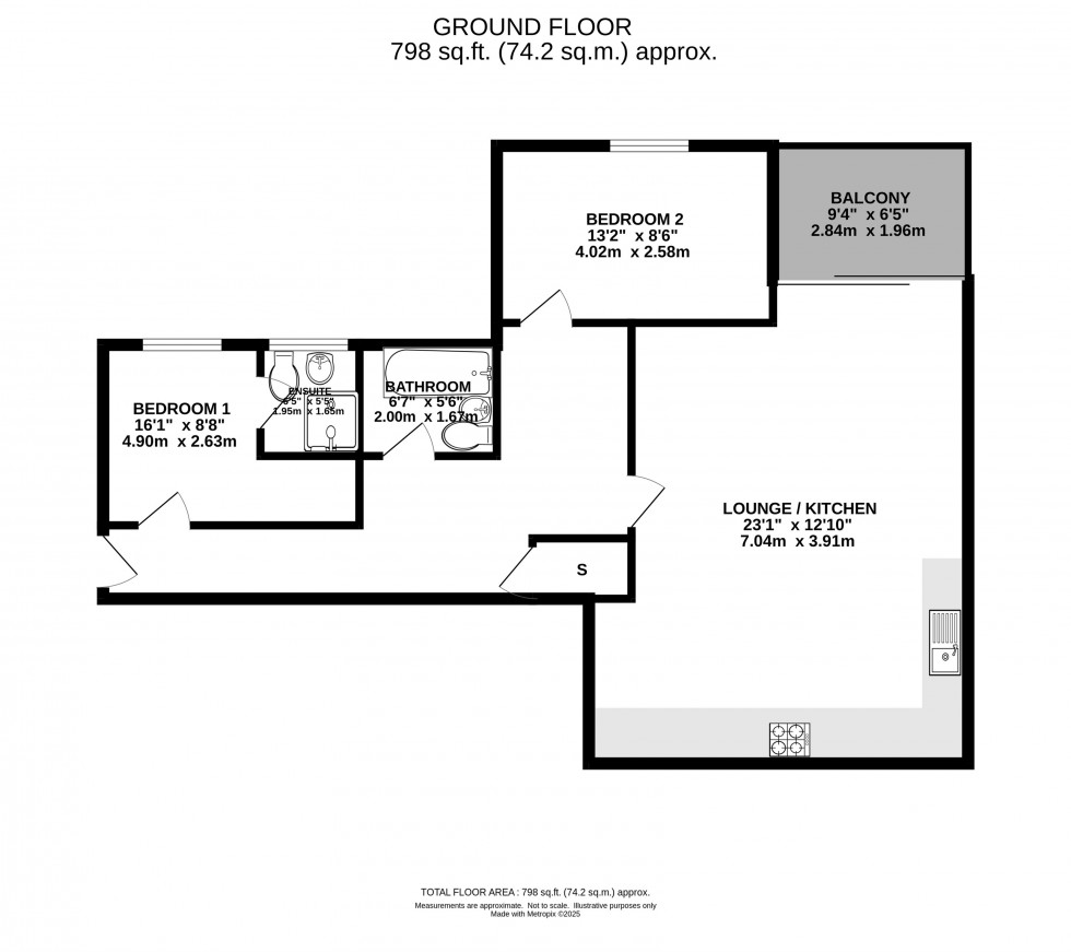 Floorplan for Pocklington Drive, Manchester