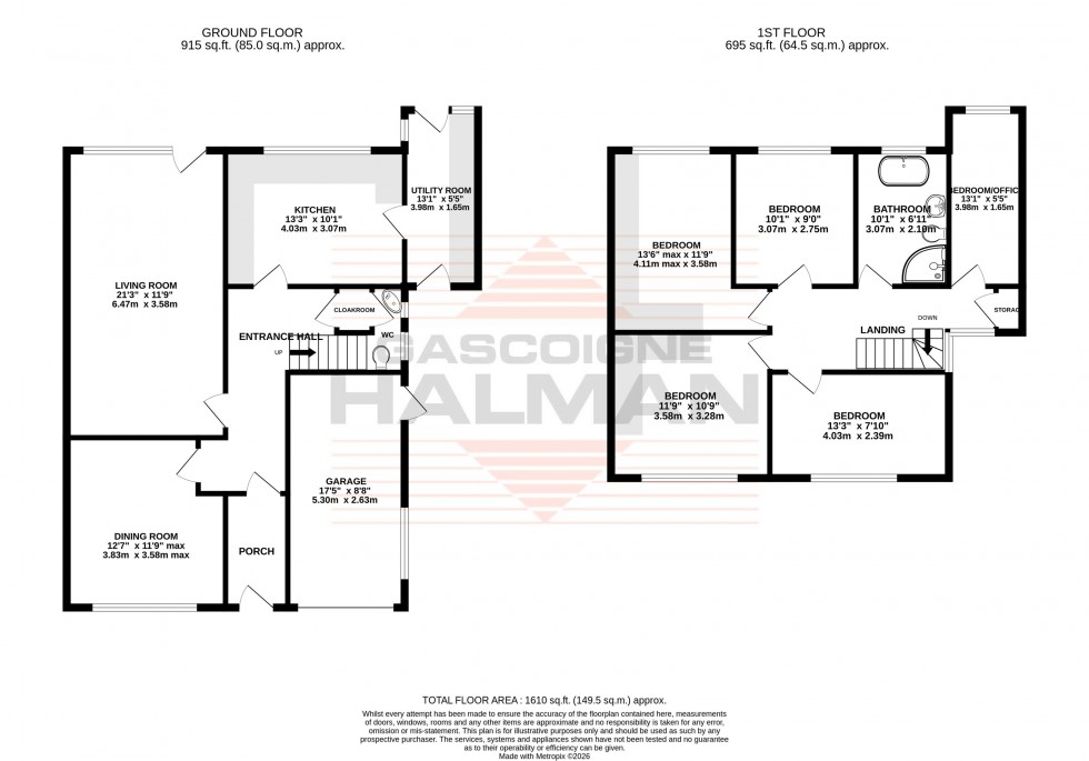 Floorplan for Coppice Avenue, Sale