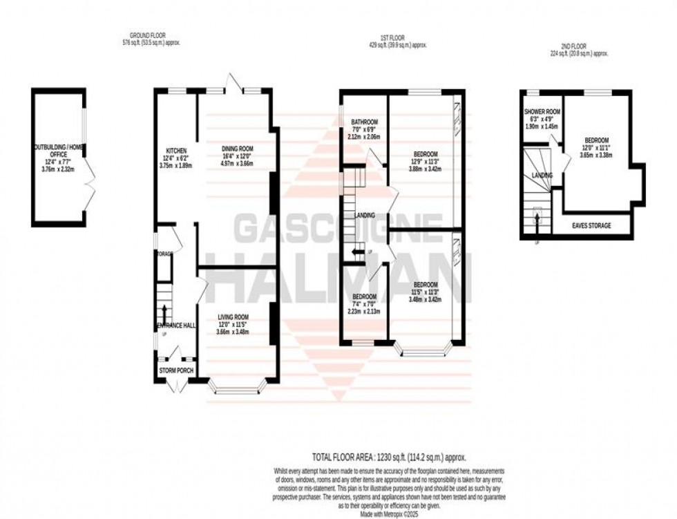 Floorplan for York Road, Sale