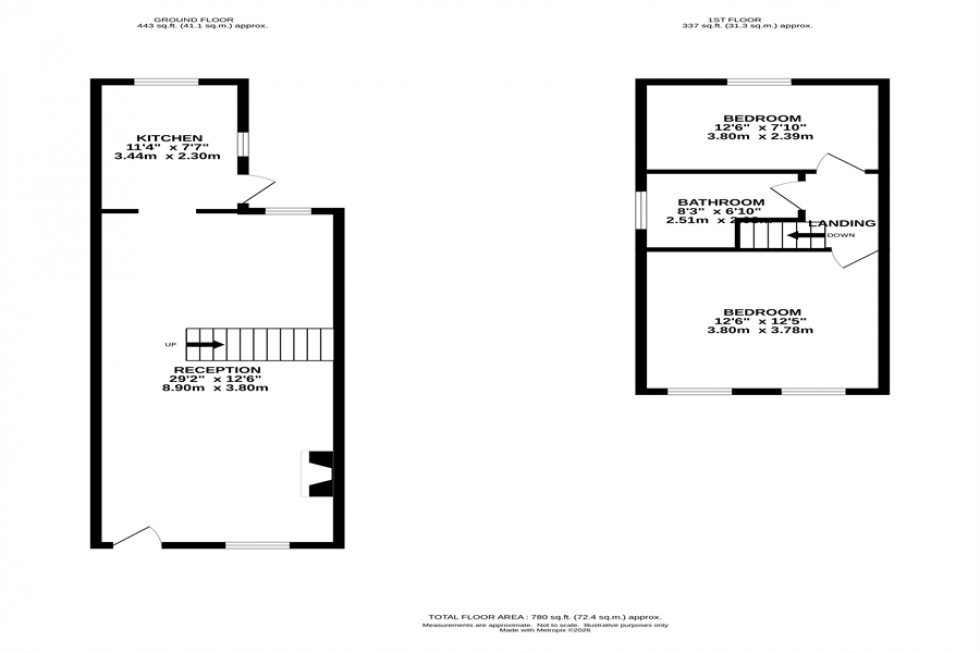 Floorplan for Claremont Road, Stockport