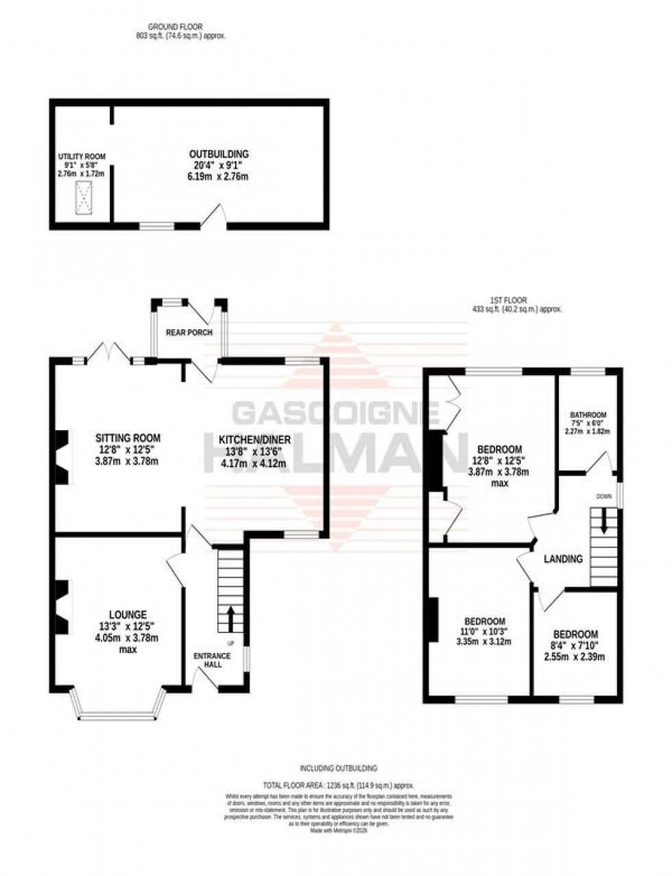Floorplan for Symons Road, Sale