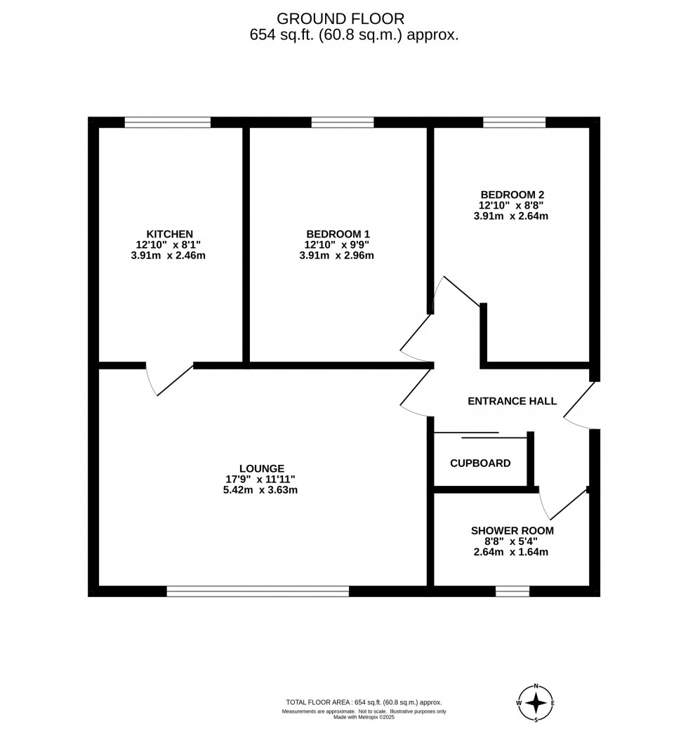 Floorplan for Harrytown Court, Harrytown, Romiley, Stockport