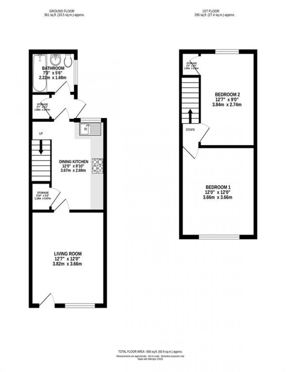 Floorplan for Queenhill Road, Northenden