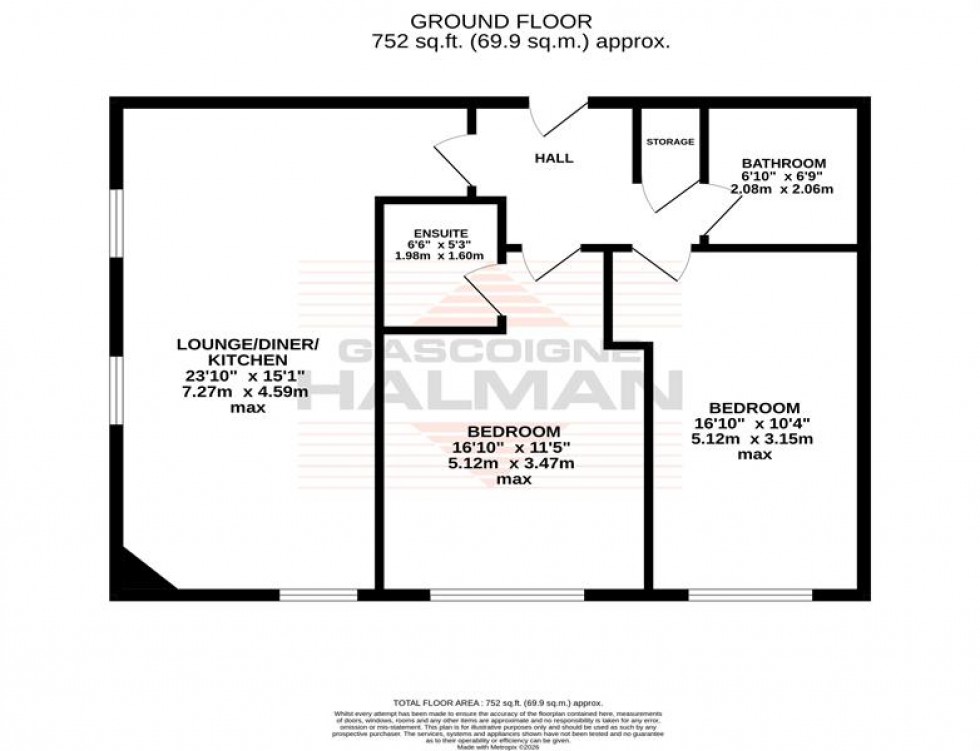 Floorplan for Park Avenue, Sale