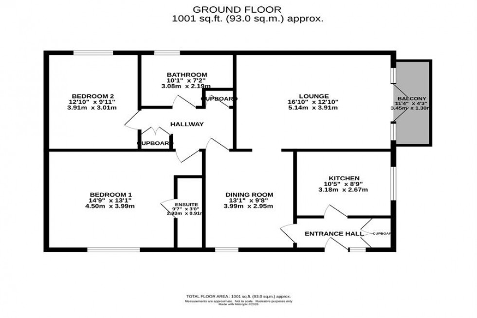 Floorplan for Hurst Lea Court, Alderley Edge