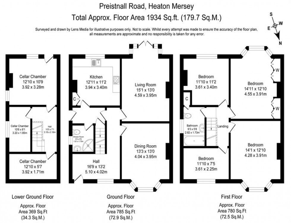 Floorplan for Priestnall Road, Heaton Mersey