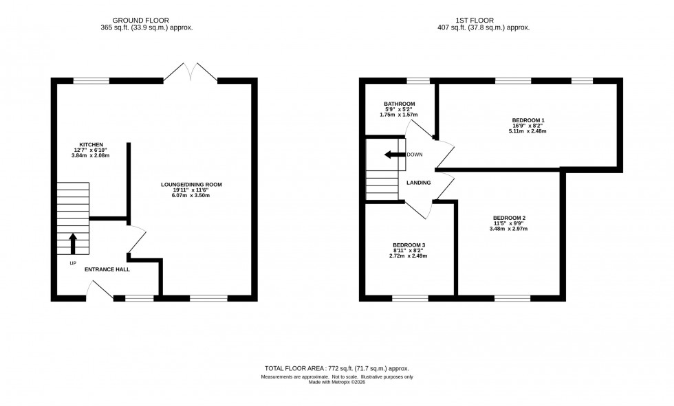 Floorplan for Oakfield Road, Alderley Edge