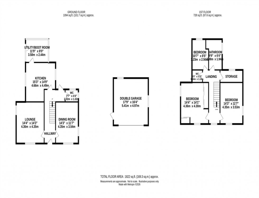 Floorplan for Chester Road, Macclesfield
