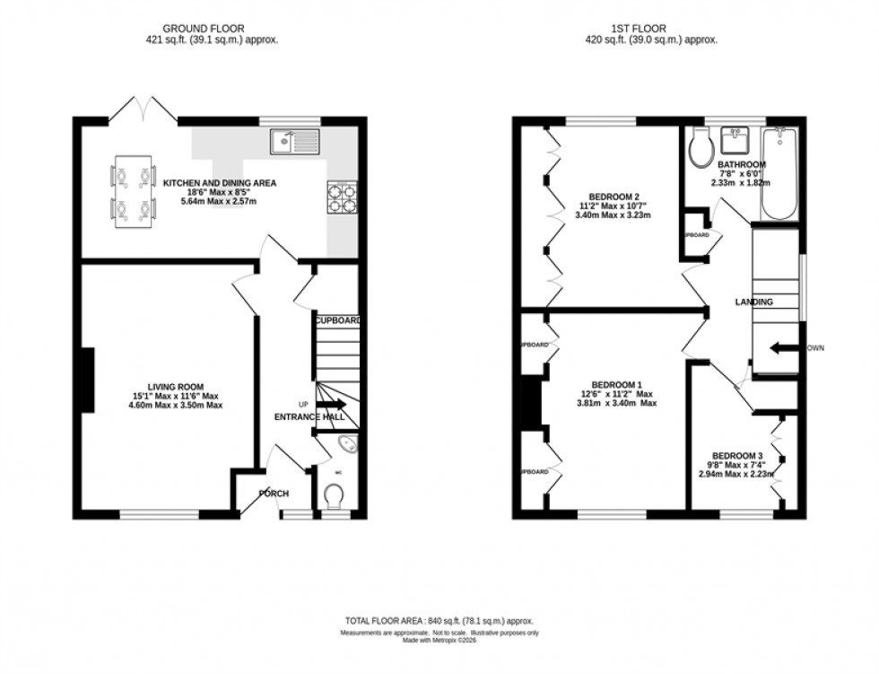 Floorplan for Kelvindale Drive, Timperley, Altrincham