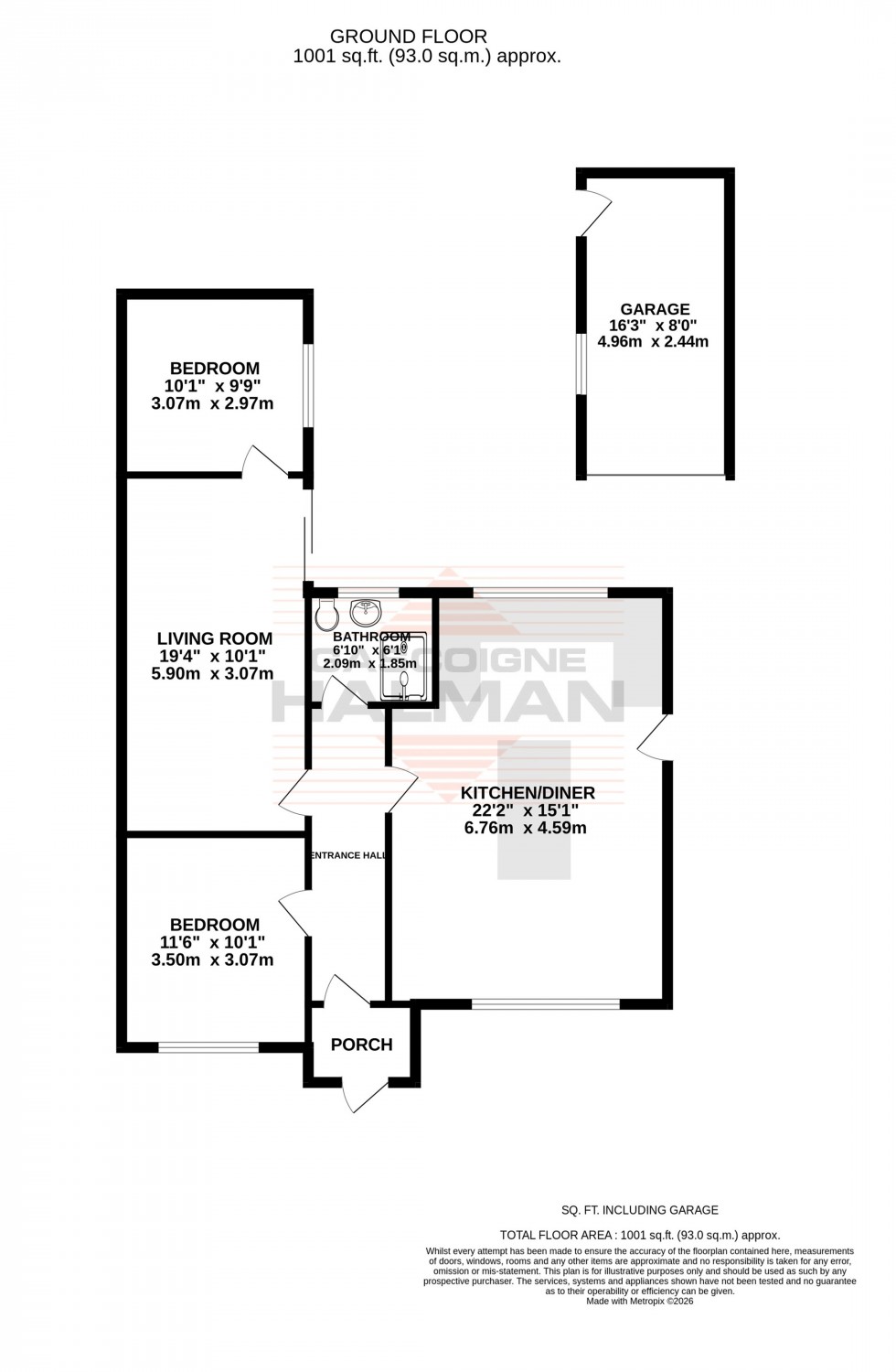Floorplan for St. Martins Road, Sale