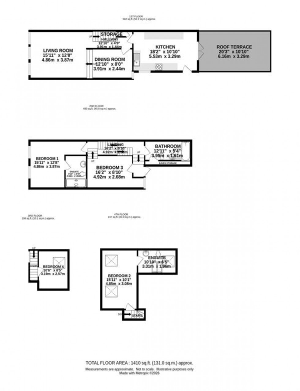 Floorplan for Wilmslow Road, Didsbury