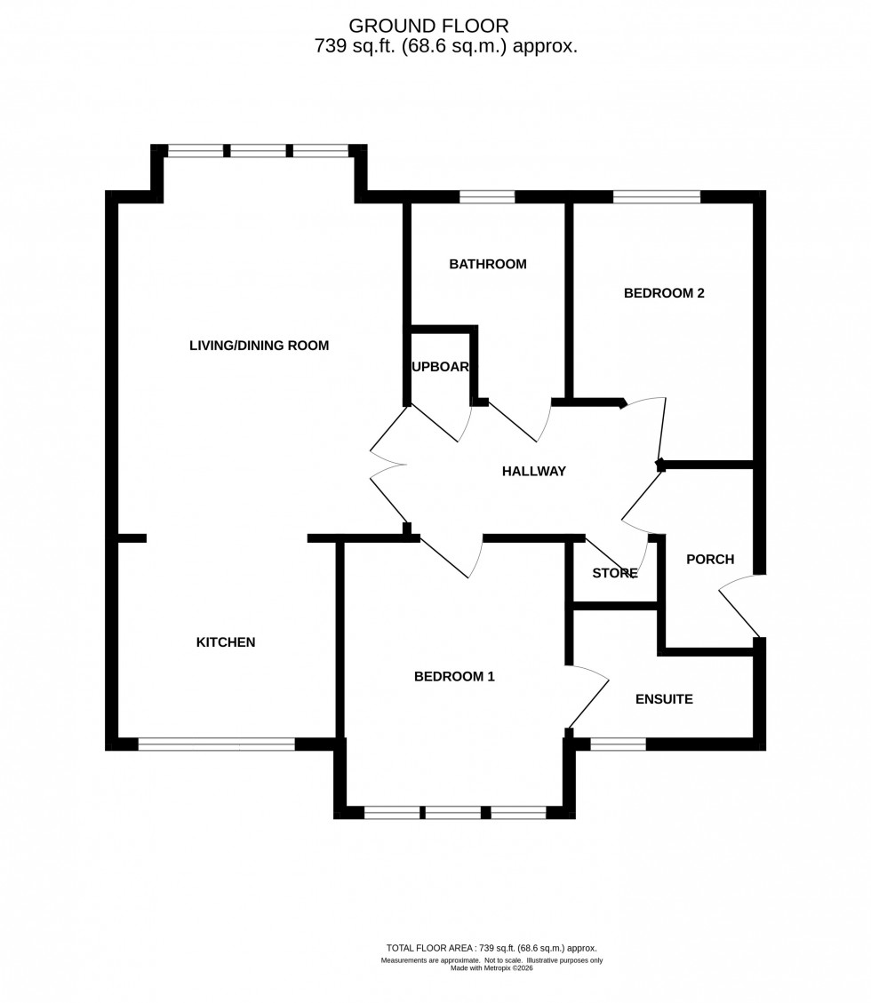 Floorplan for Lynton Grove, Timperley, Altrincham