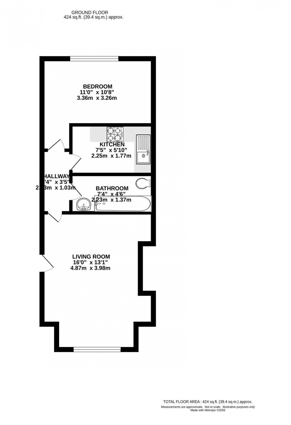 Floorplan for Melrose Avenue, Sale