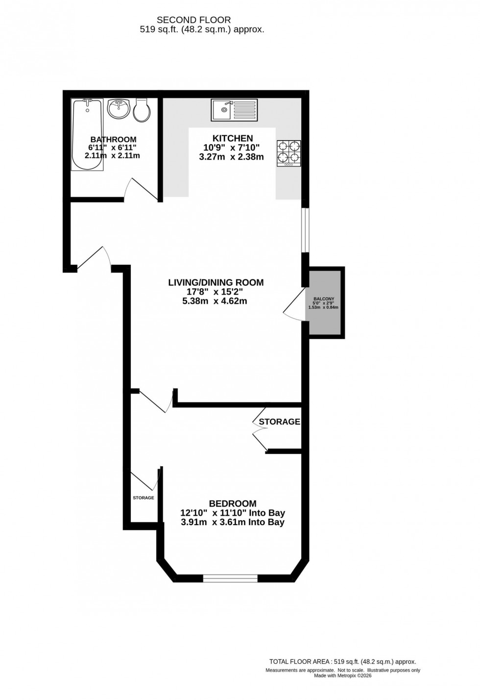 Floorplan for Parkfield Road South, Didsbury