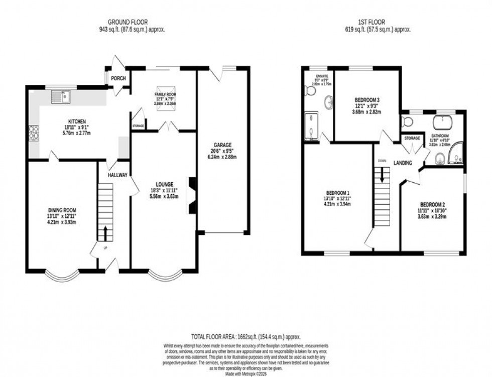 Floorplan for Gravel Lane, Wilmslow