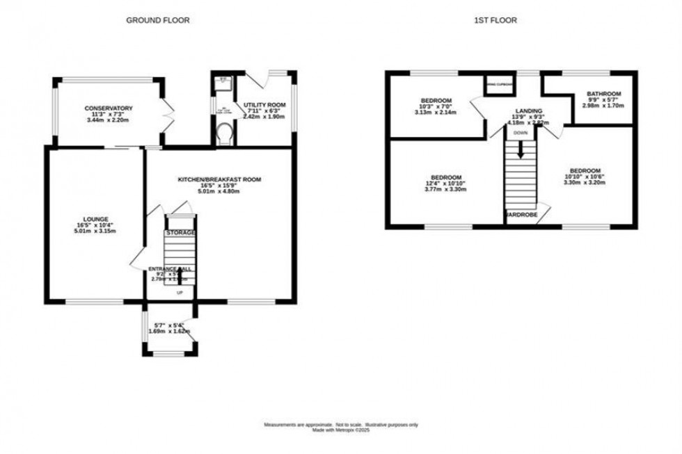 Floorplan for Wilton Crescent, Macclesfield