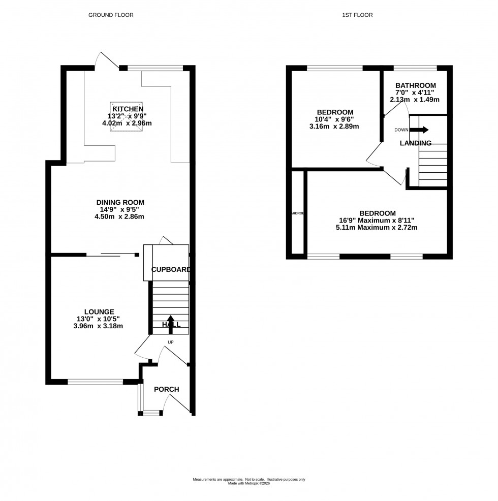 Floorplan for Padden Brook, Romiley, Stockport