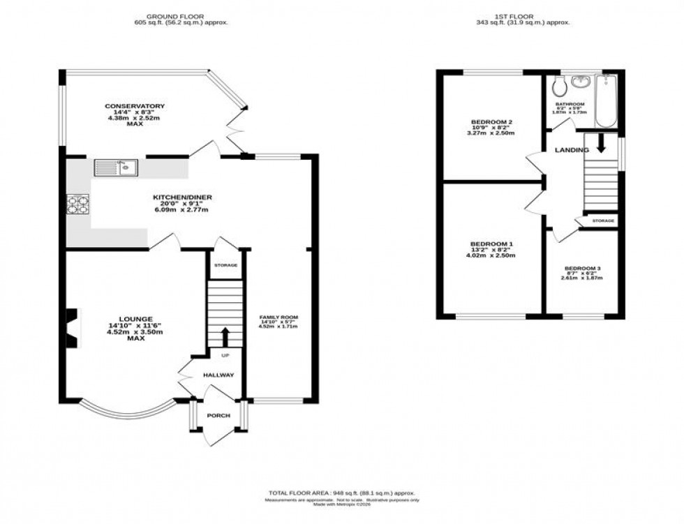 Floorplan for Boddens Hill Road, Heaton Mersey