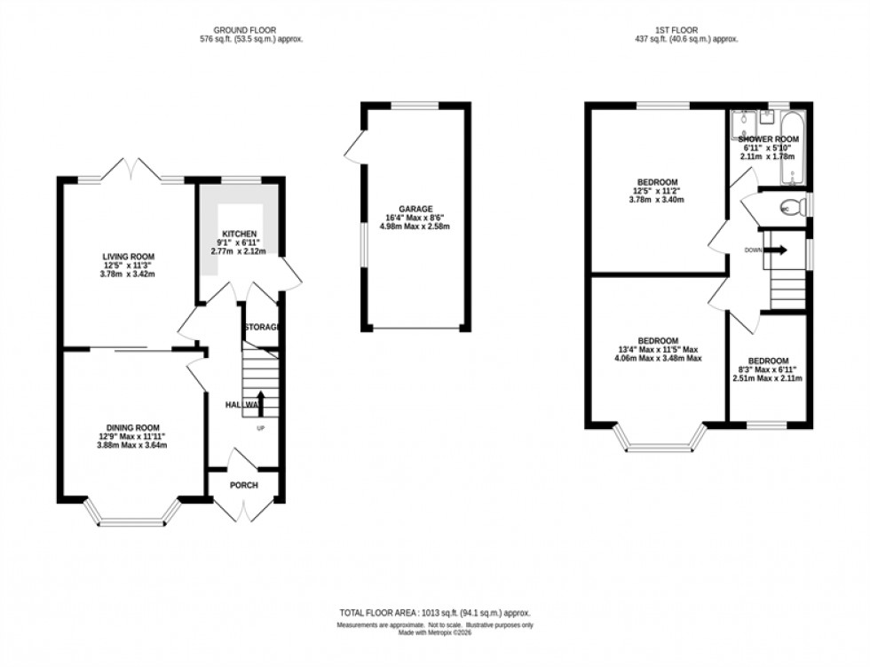 Floorplan for Tulip Drive, Timperley, Altrincham