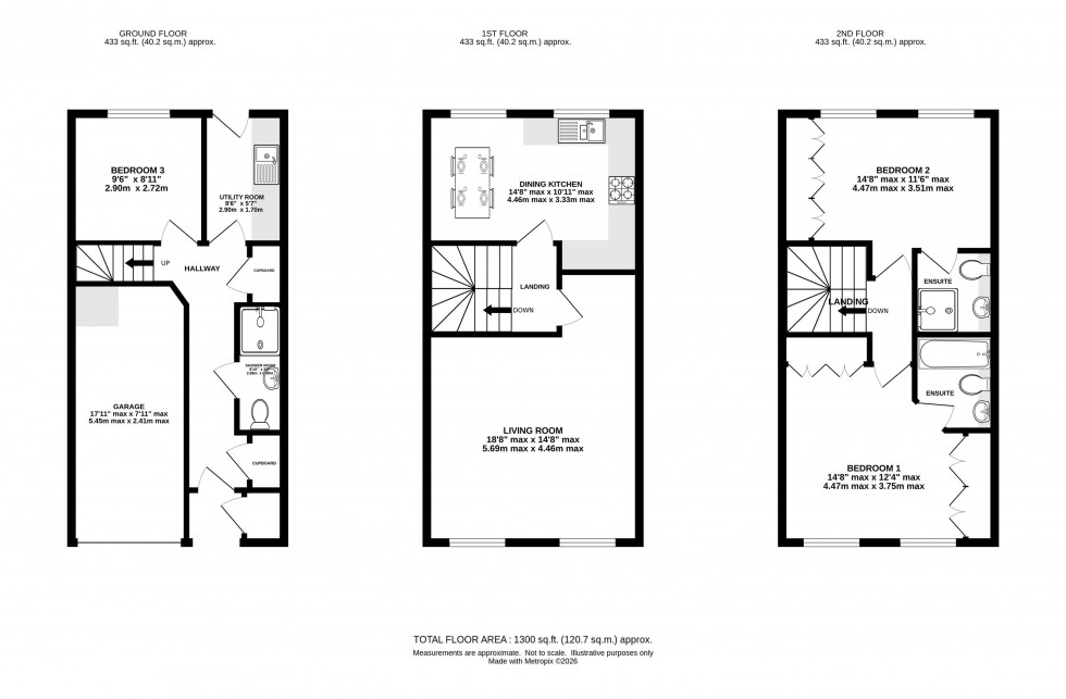 Floorplan for Marion Drive, Mobberley, Knutsford